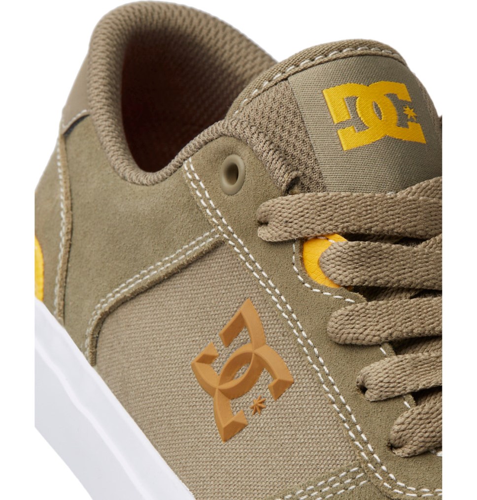 Chaussure Skate DC Shoes France Teknic S Vert Olive Homme | SAB-2456770