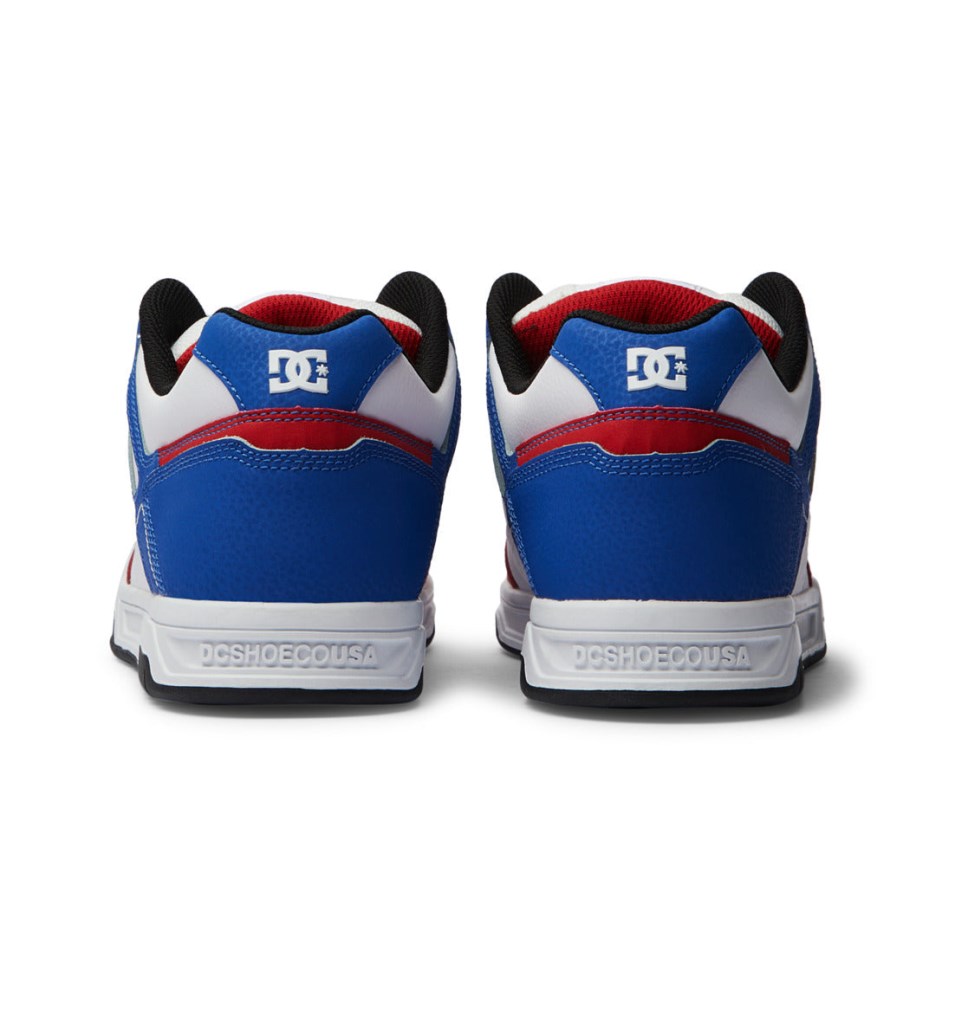 Basket DC Shoes France Stag Rouge Blanche Bleu Homme | MGC-0717473