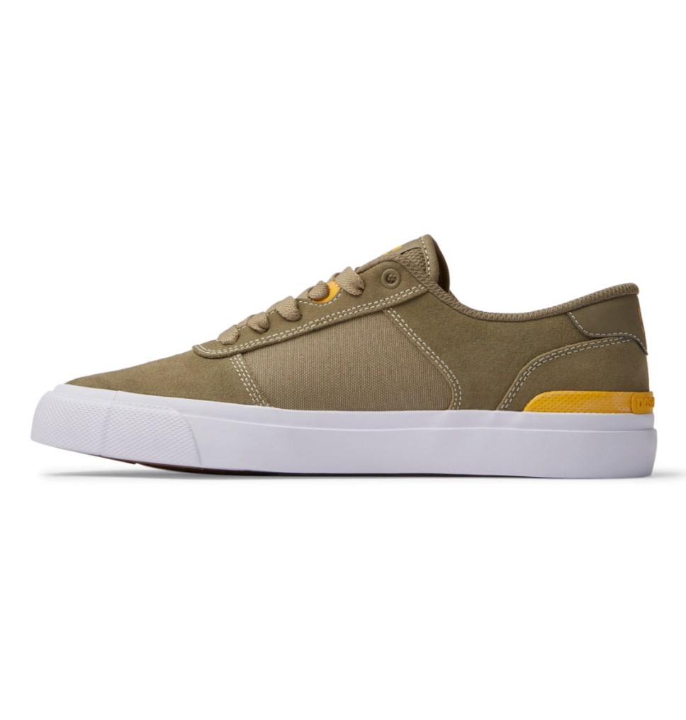 Chaussure Skate DC Shoes France Teknic S Vert Olive Homme | SAB-2456770