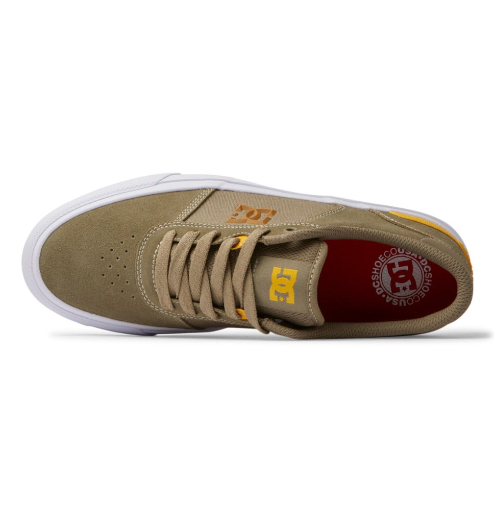 Chaussure Skate DC Shoes France Teknic S Vert Olive Homme | SAB-2456770