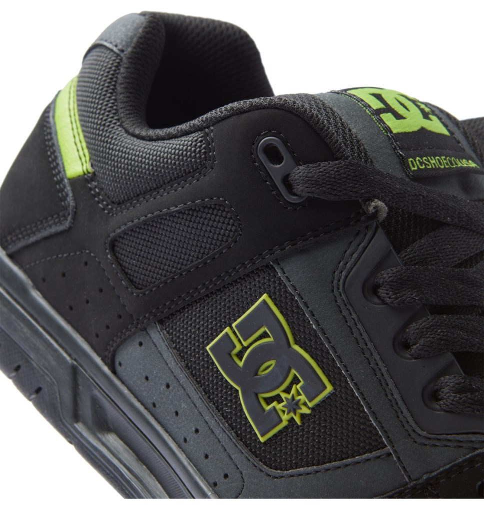 Basket DC Shoes France Stag Noir Vert Clair Homme | MKV-9932780