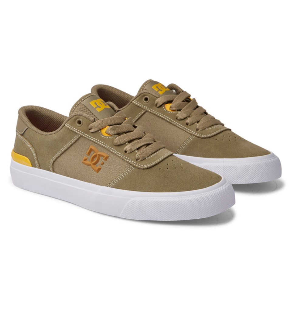 Chaussure Skate DC Shoes France Teknic S Vert Olive Homme | SAB-2456770