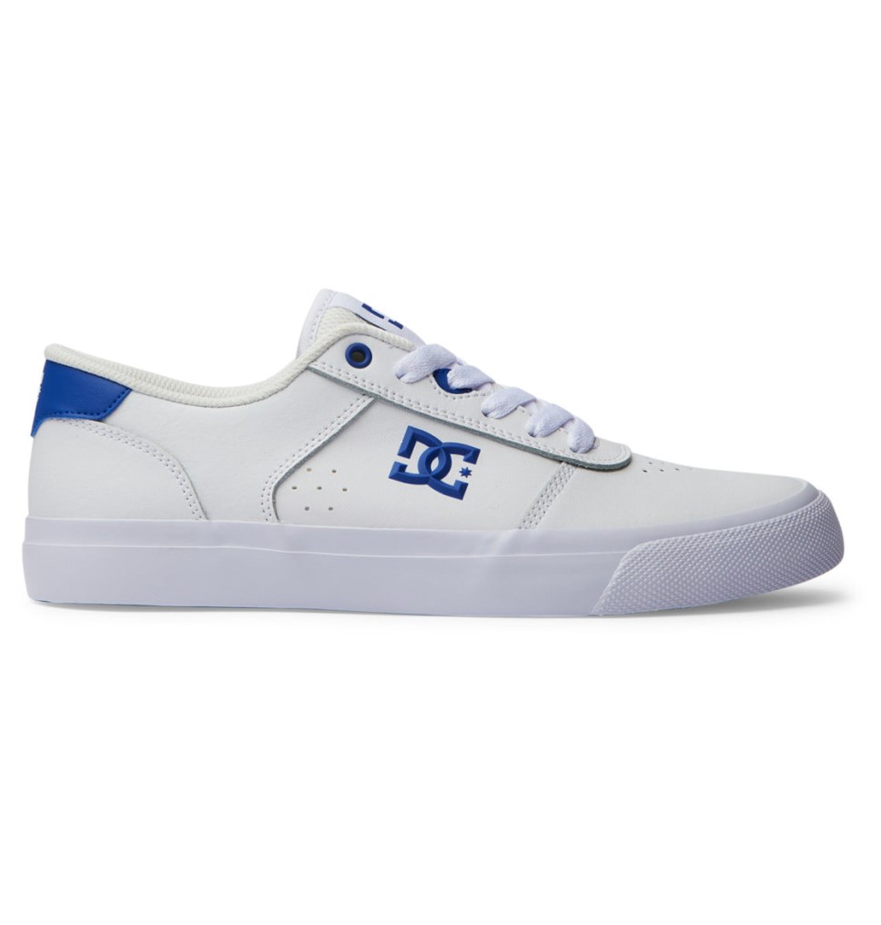 Basket DC Shoes France Teknic Blanche Bleu Homme | ZDX-9291734