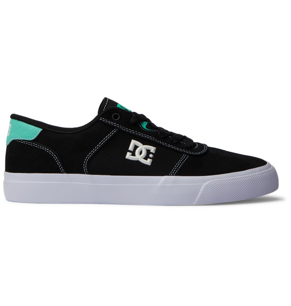 Basket DC Shoes France Teknic Noir Blanche Turquoise Homme | BFR-9134434