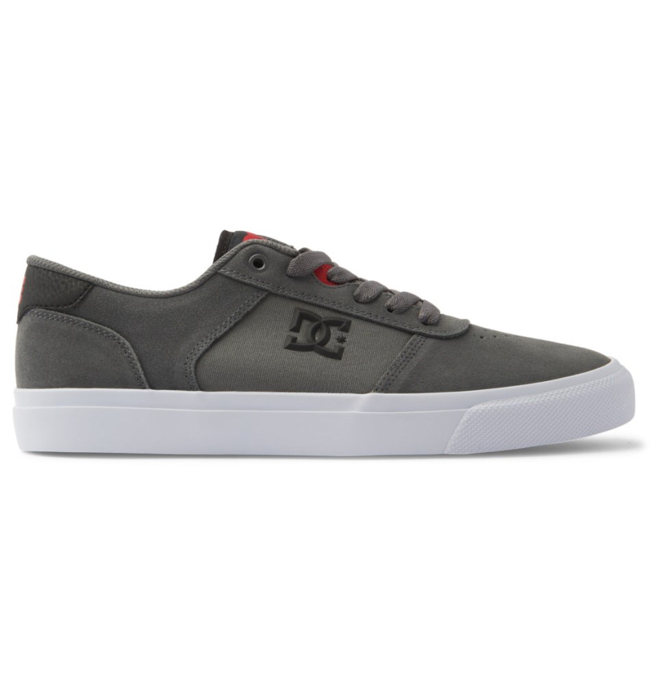 Basket DC Shoes France Teknic Grise Noir Rouge Homme | FWH-3608318