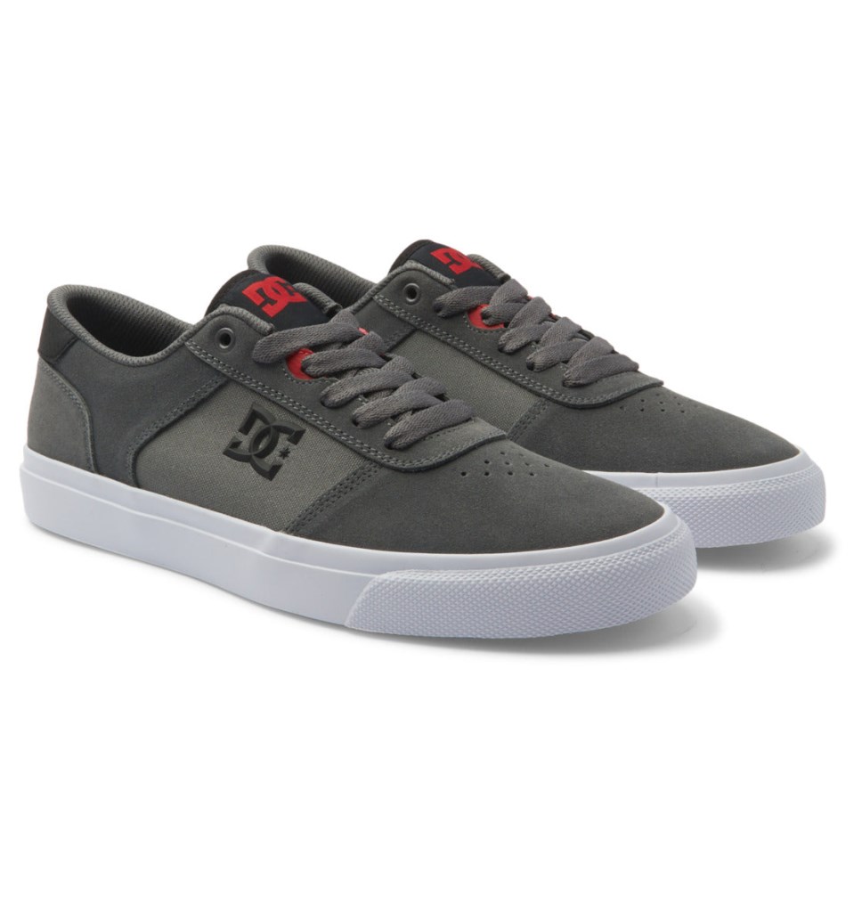 Basket DC Shoes France Teknic Grise Noir Rouge Homme | FWH-3608318