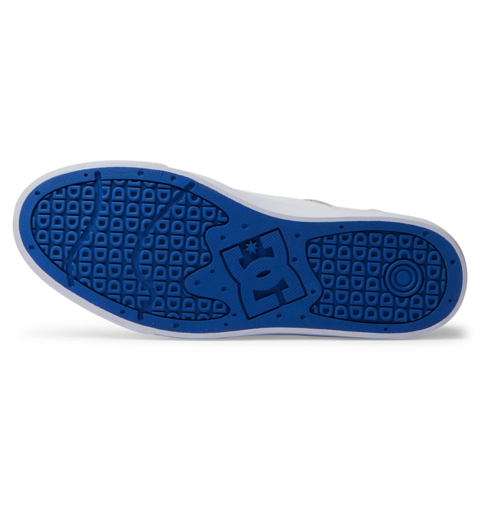 Basket DC Shoes France Teknic Blanche Bleu Homme | ZDX-9291734