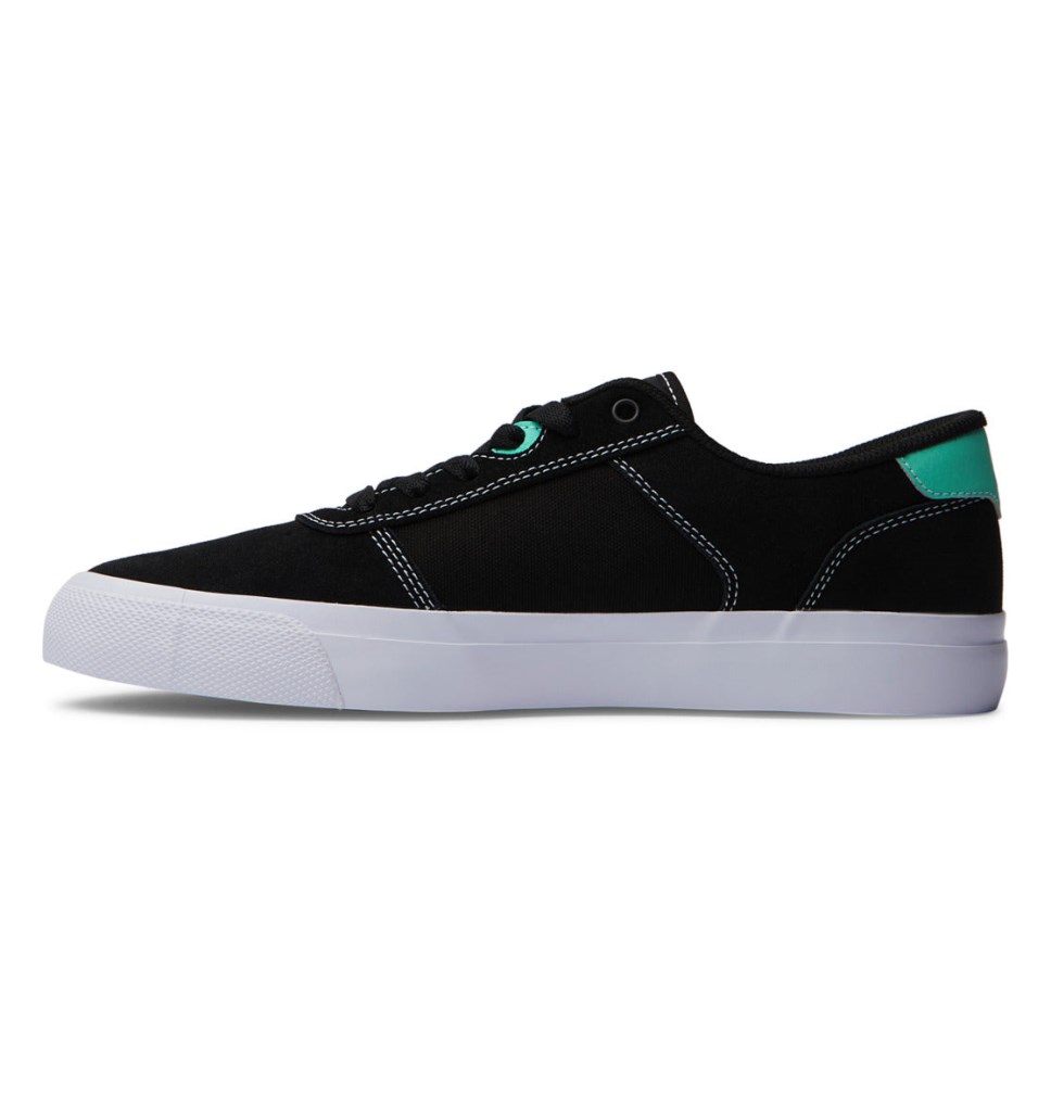 Basket DC Shoes France Teknic Noir Blanche Turquoise Homme | BFR-9134434