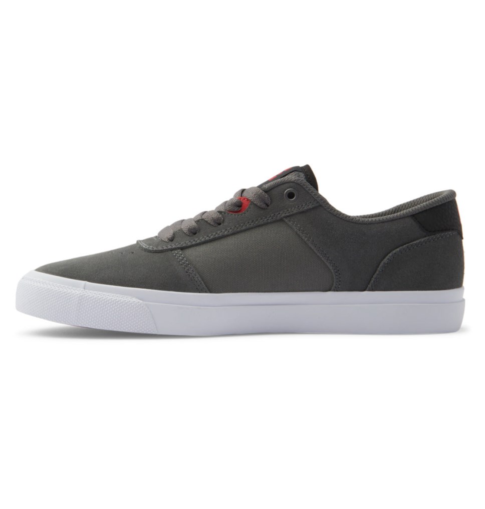 Basket DC Shoes France Teknic Grise Noir Rouge Homme | FWH-3608318