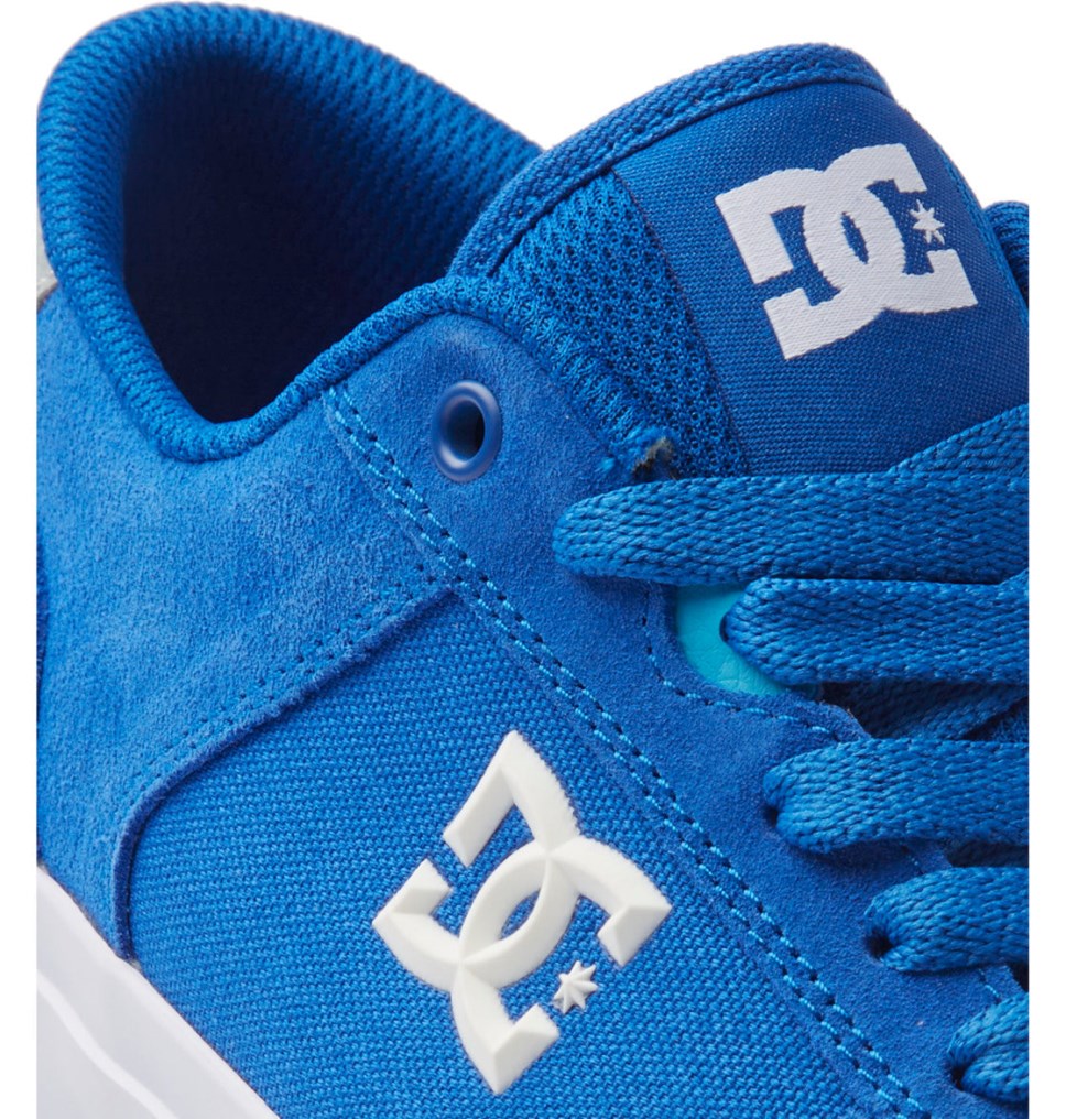 Basket DC Shoes France Teknic Bleu Blanche Homme | YVD-4649991