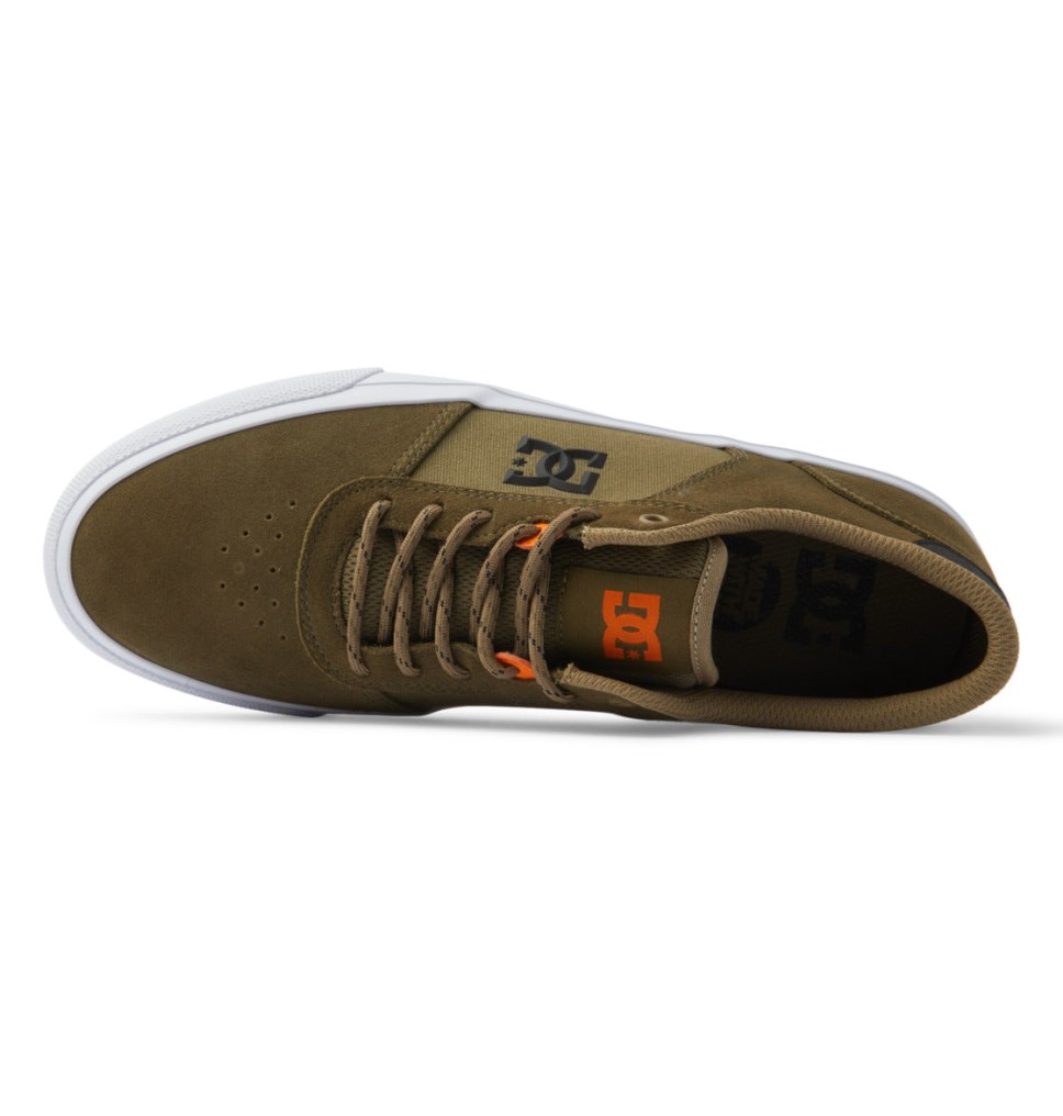 Basket DC Shoes France Teknic Vert Olive Camouflage Homme | XLX-2606588