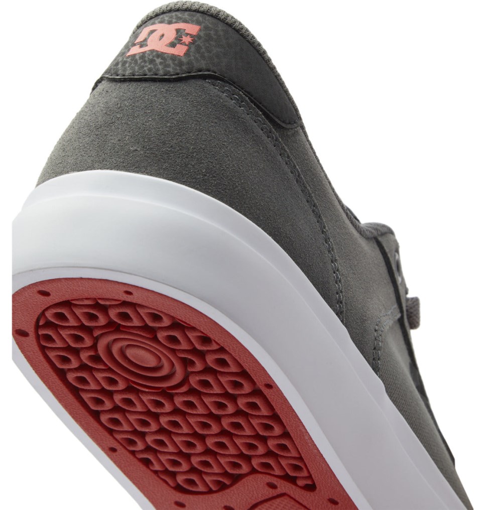 Basket DC Shoes France Teknic Grise Noir Rouge Homme | FWH-3608318