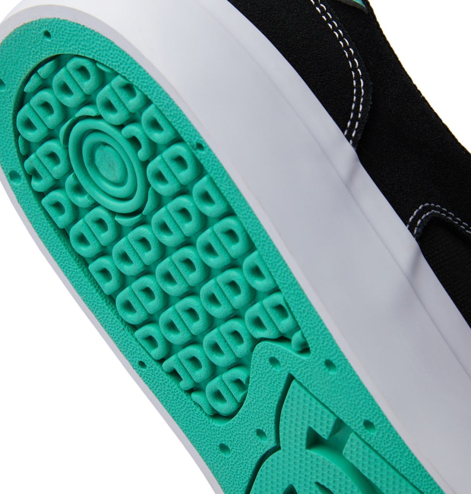 Basket DC Shoes France Teknic Noir Blanche Turquoise Homme | BFR-9134434