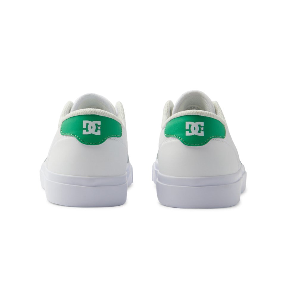 Basket DC Shoes France Teknic Blanche Vert Homme | MRW-7807144