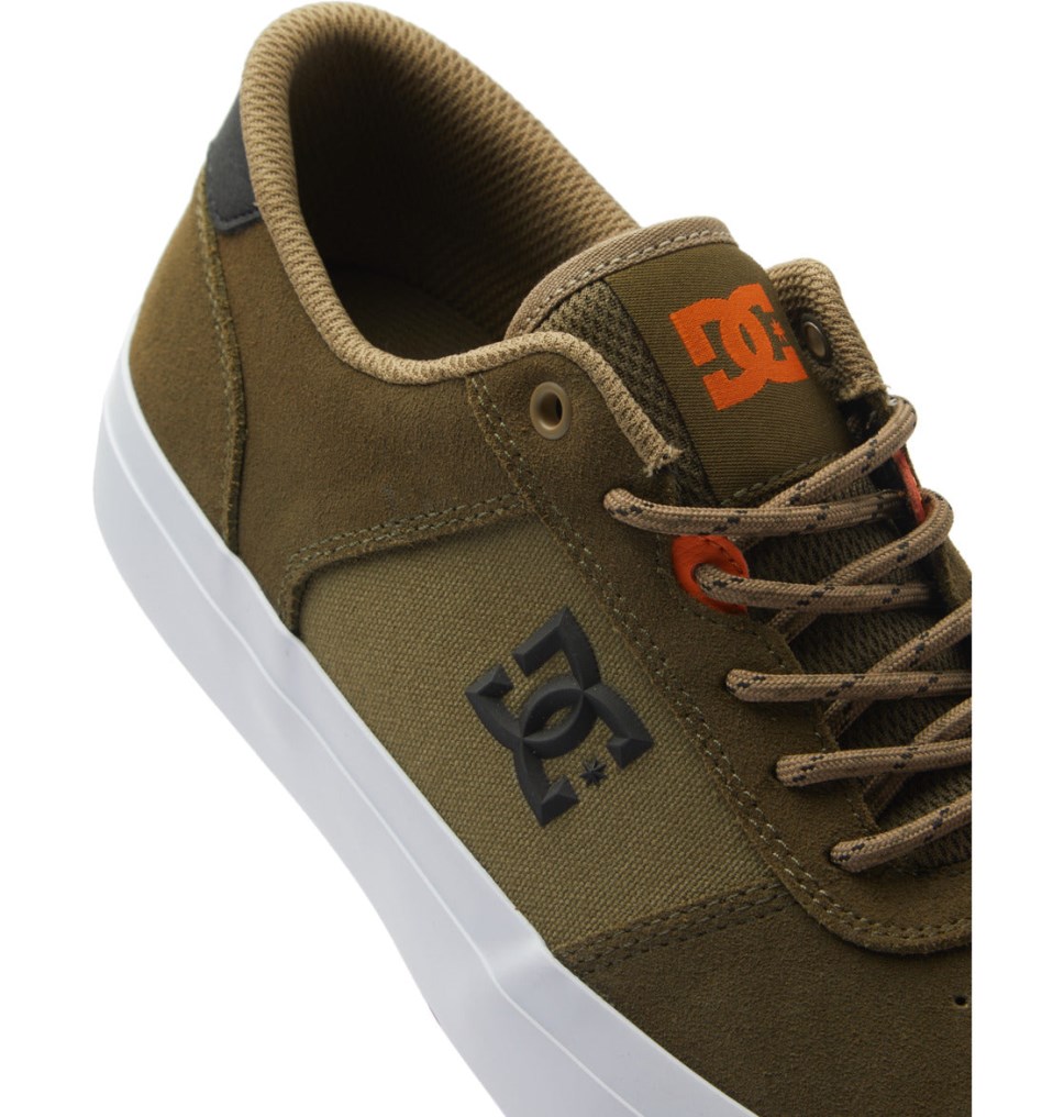 Basket DC Shoes France Teknic Vert Olive Camouflage Homme | XLX-2606588