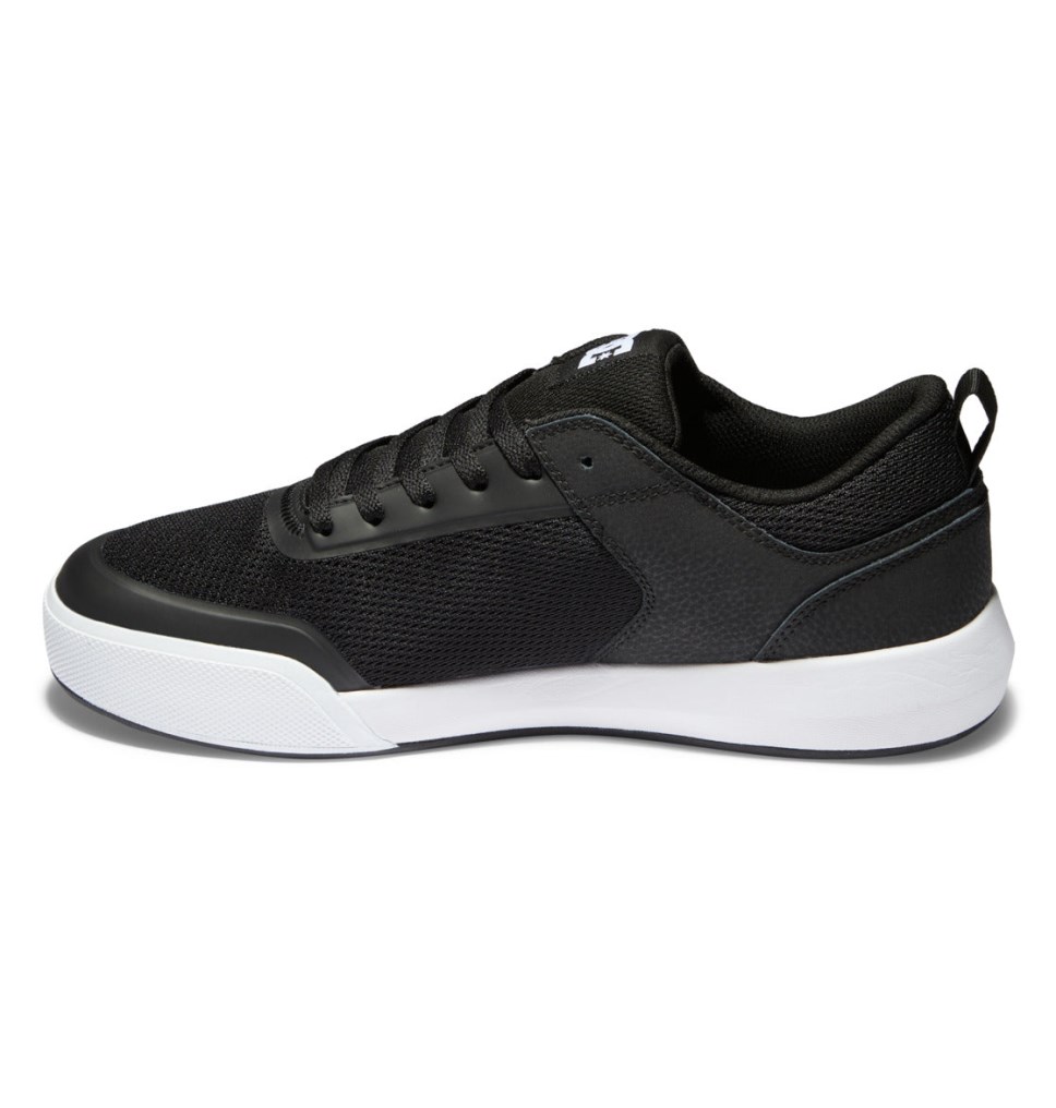 Basket DC Shoes France Transit Noir Blanche Homme | IEQ-5750021