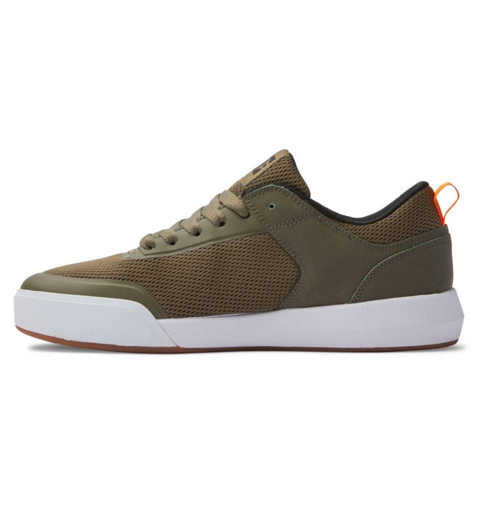 Basket DC Shoes France Transit Vert Olive Homme | MSR-6932950