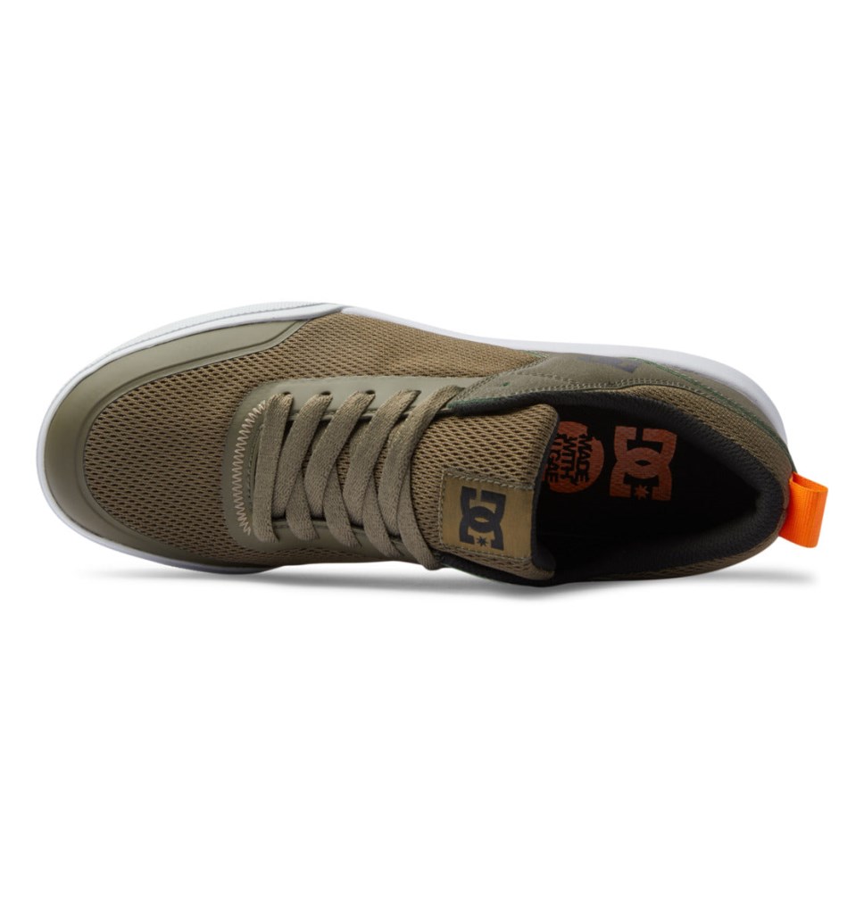 Basket DC Shoes France Transit Vert Olive Homme | MSR-6932950