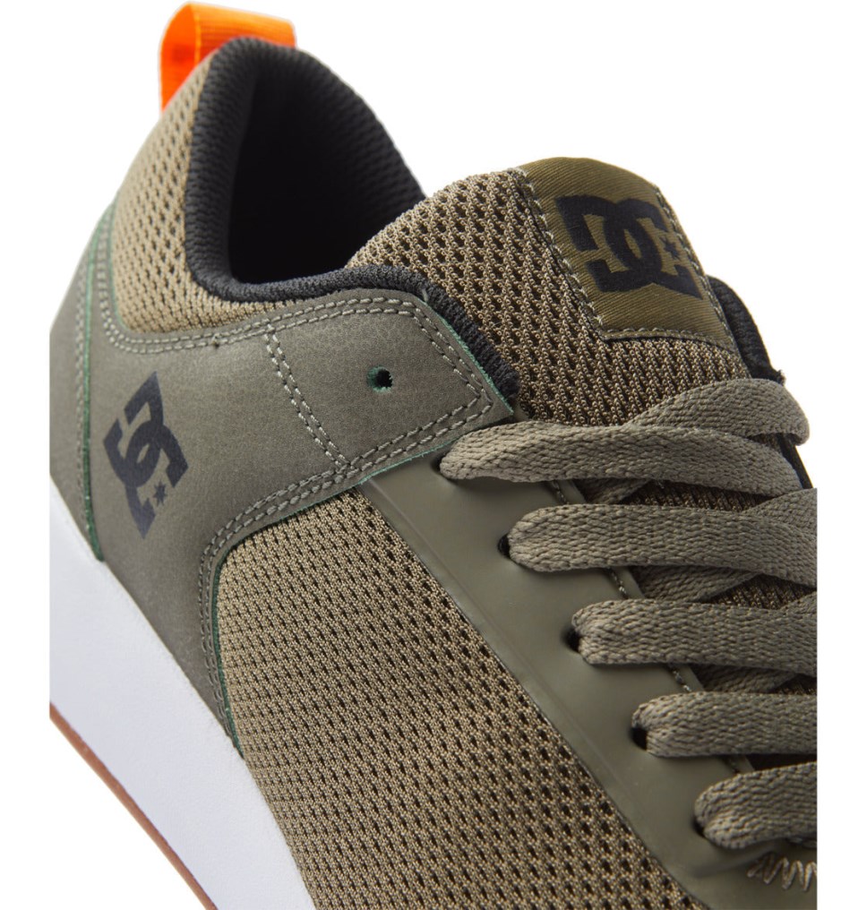 Basket DC Shoes France Transit Vert Olive Homme | MSR-6932950