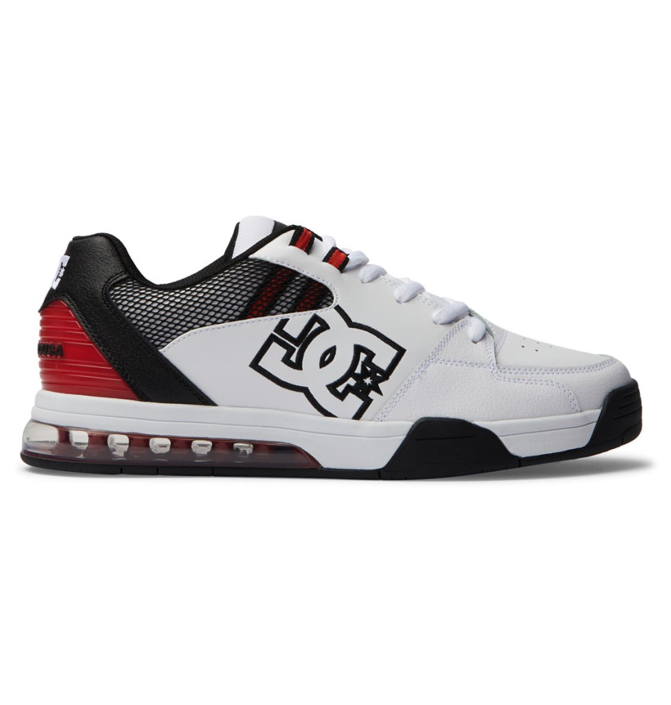 Basket DC Shoes France Versatile Blanche Noir Rouge Homme | TGM-3431643