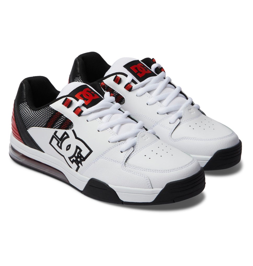 Basket DC Shoes France Versatile Blanche Noir Rouge Homme | TGM-3431643