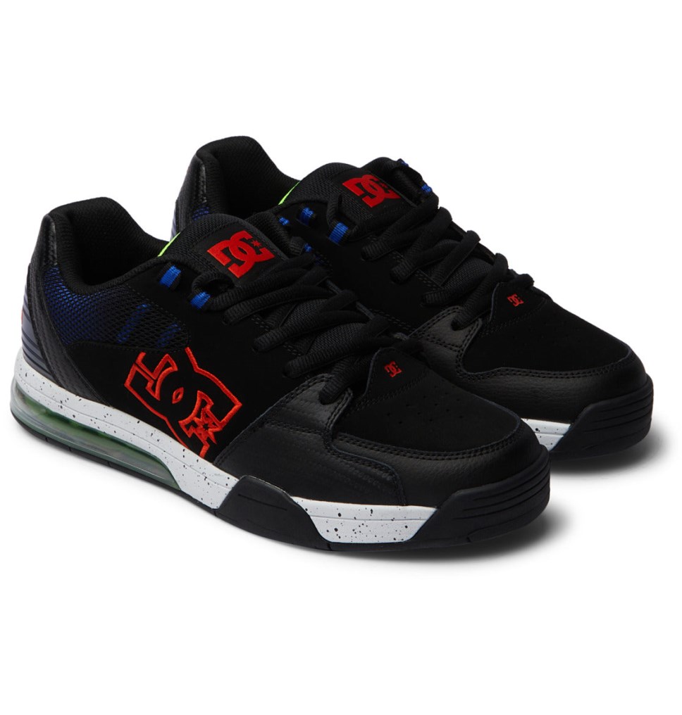 Basket DC Shoes France Versatile Noir Rouge Bleu Homme | KOY-7689184