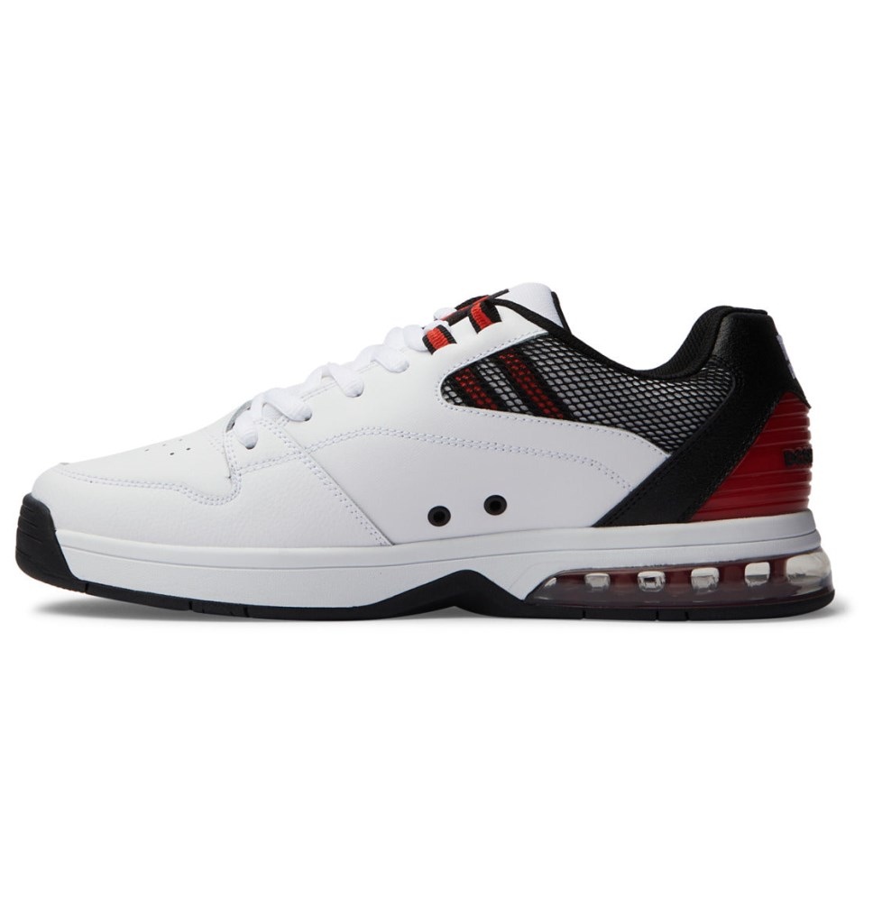 Basket DC Shoes France Versatile Blanche Noir Rouge Homme | TGM-3431643