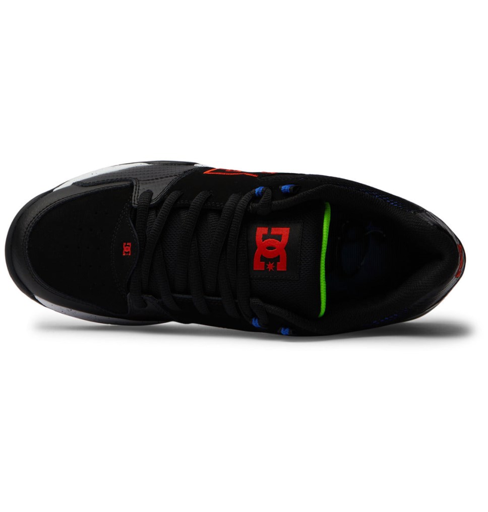 Basket DC Shoes France Versatile Noir Rouge Bleu Homme | KOY-7689184