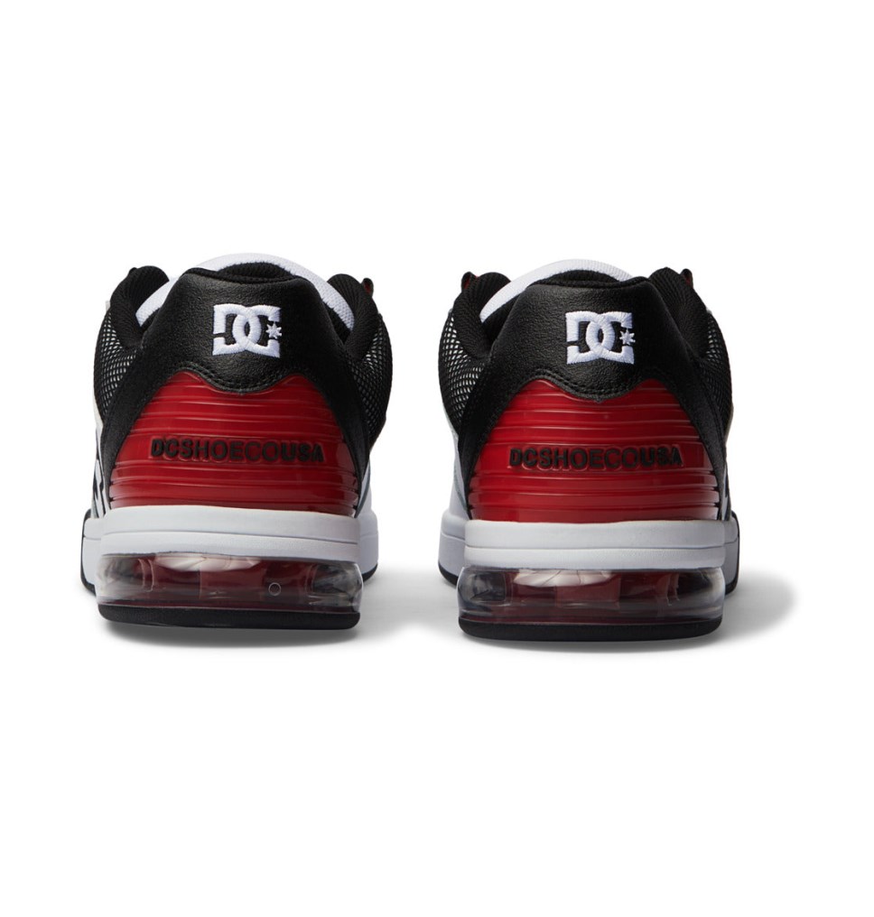 Basket DC Shoes France Versatile Blanche Noir Rouge Homme | TGM-3431643