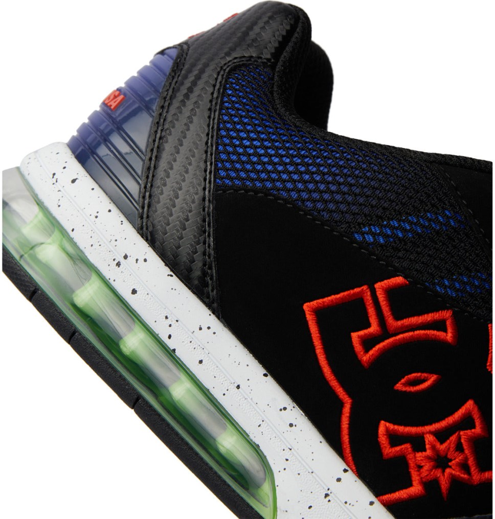 Basket DC Shoes France Versatile Noir Rouge Bleu Homme | KOY-7689184