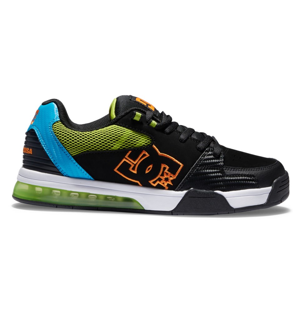 Basket DC Shoes France Versatile Noir Bleu Vert Homme | QYZ-1343211