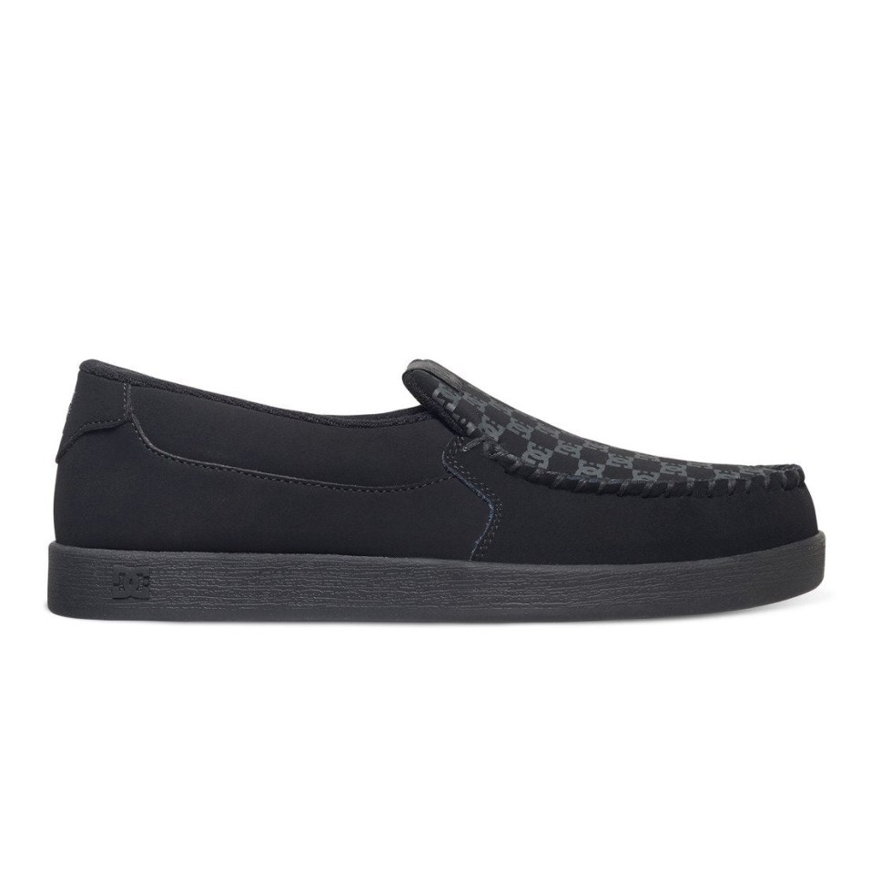 Basket Slip On DC Shoes France Villain Noir Homme | MLE-2923216