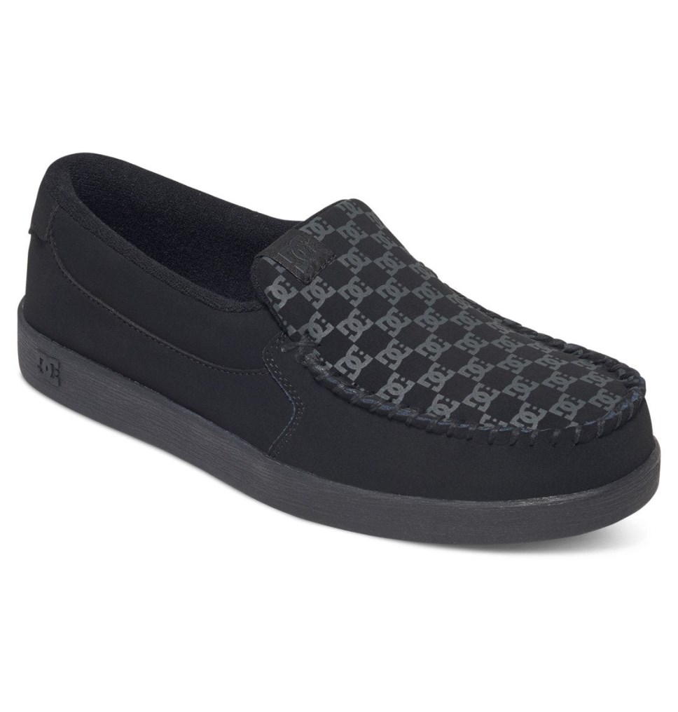 Basket Slip On DC Shoes France Villain Noir Homme | MLE-2923216