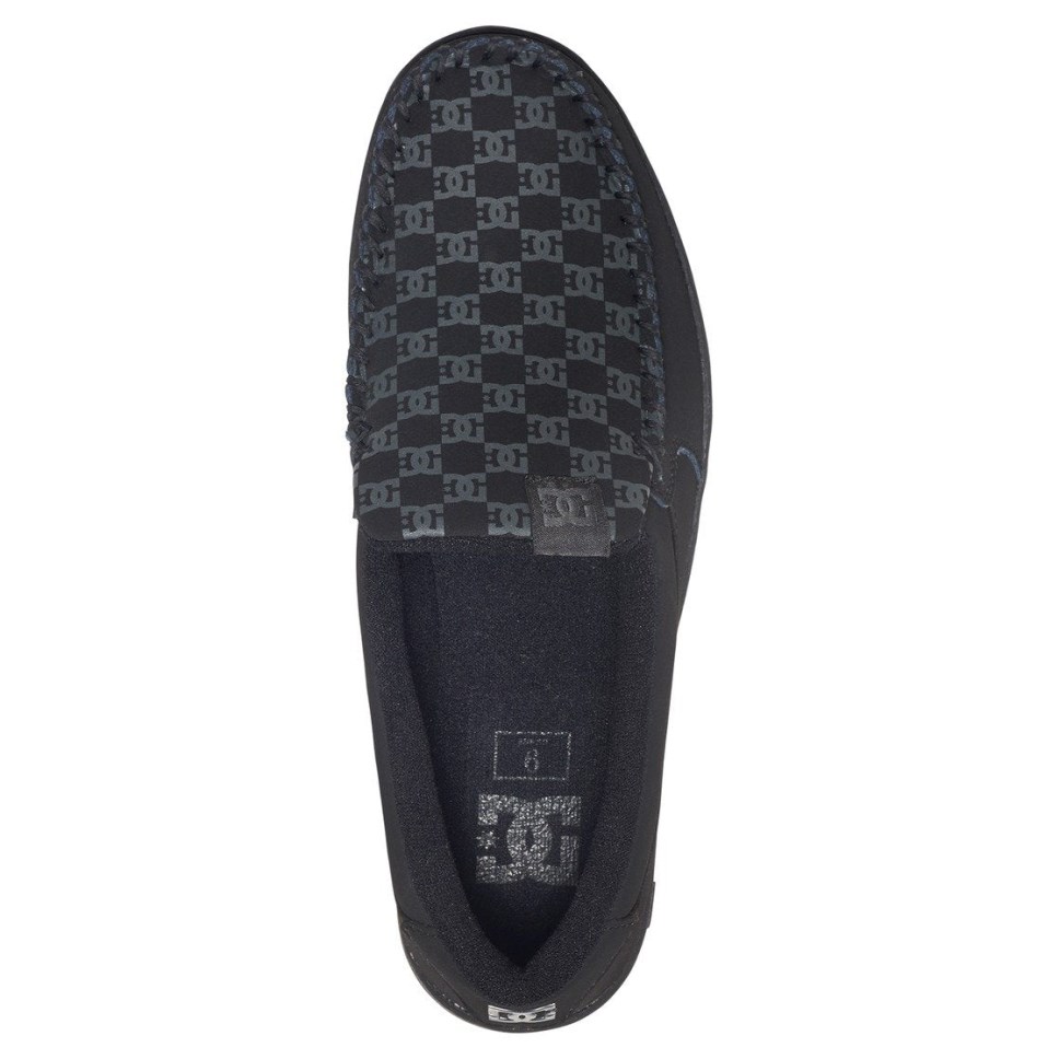 Basket Slip On DC Shoes France Villain Noir Homme | MLE-2923216