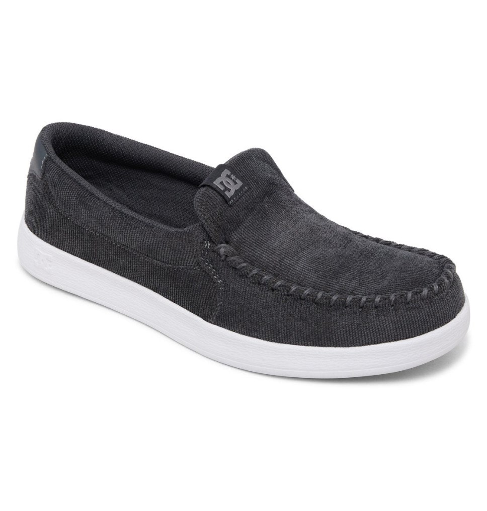 Basket Slip On DC Shoes France Villain Grise Homme | SRH-1618906