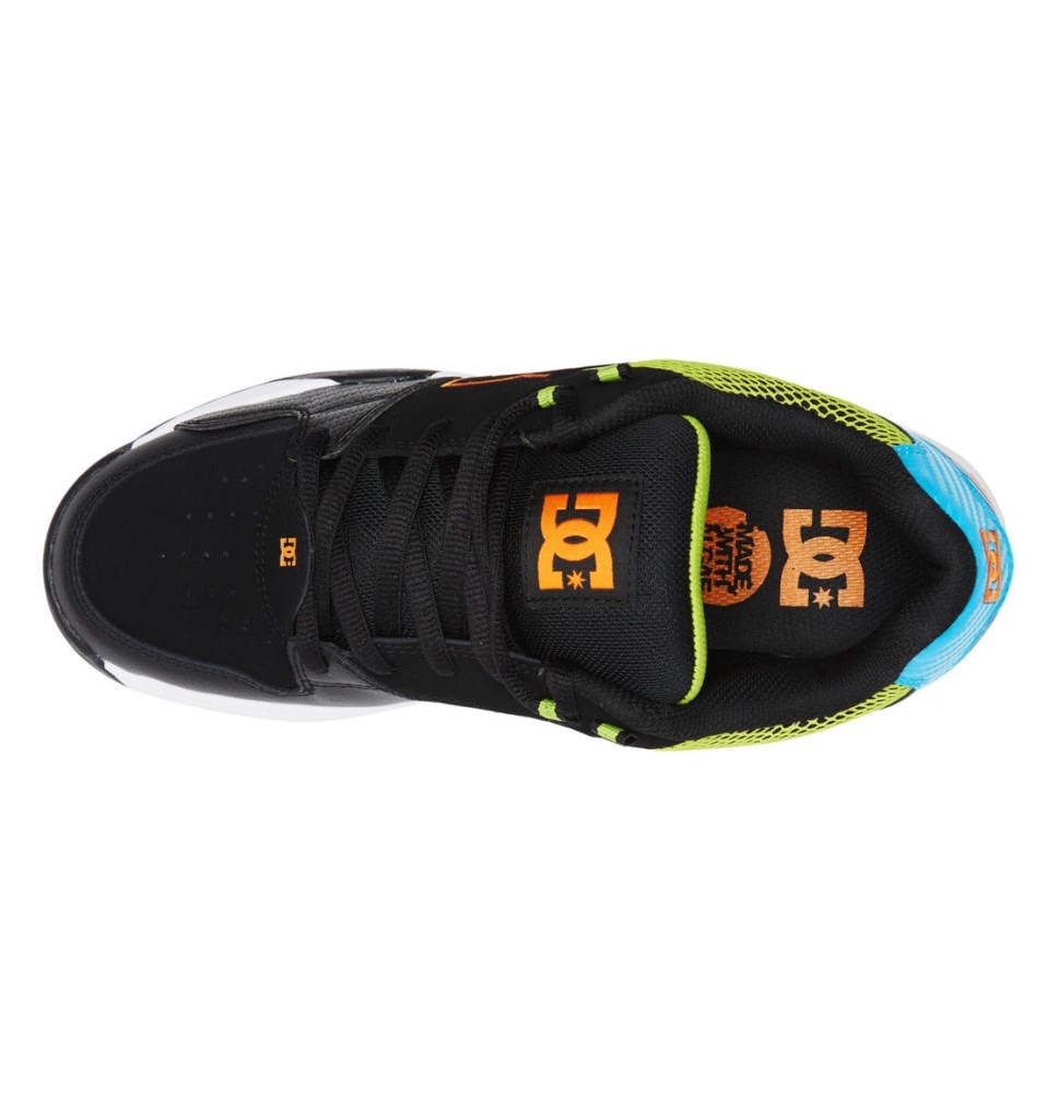 Basket DC Shoes France Versatile Noir Bleu Vert Homme | QYZ-1343211