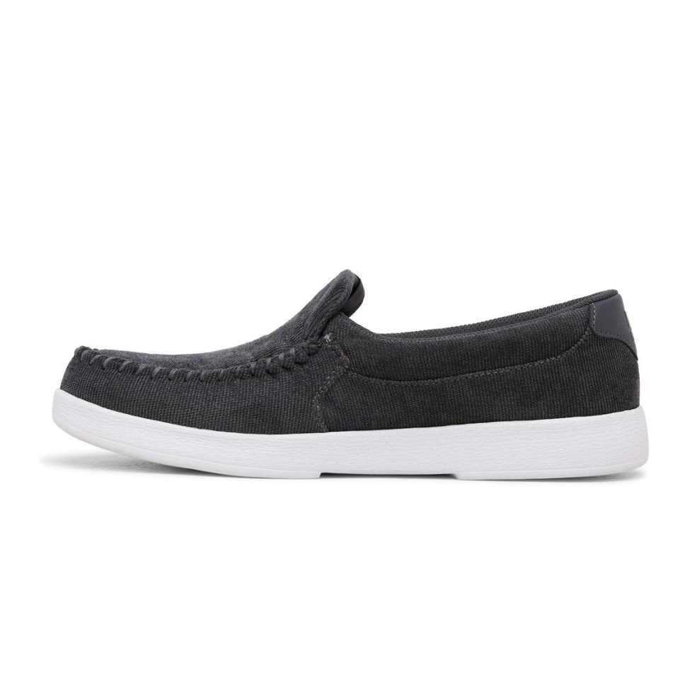 Basket Slip On DC Shoes France Villain Grise Homme | SRH-1618906