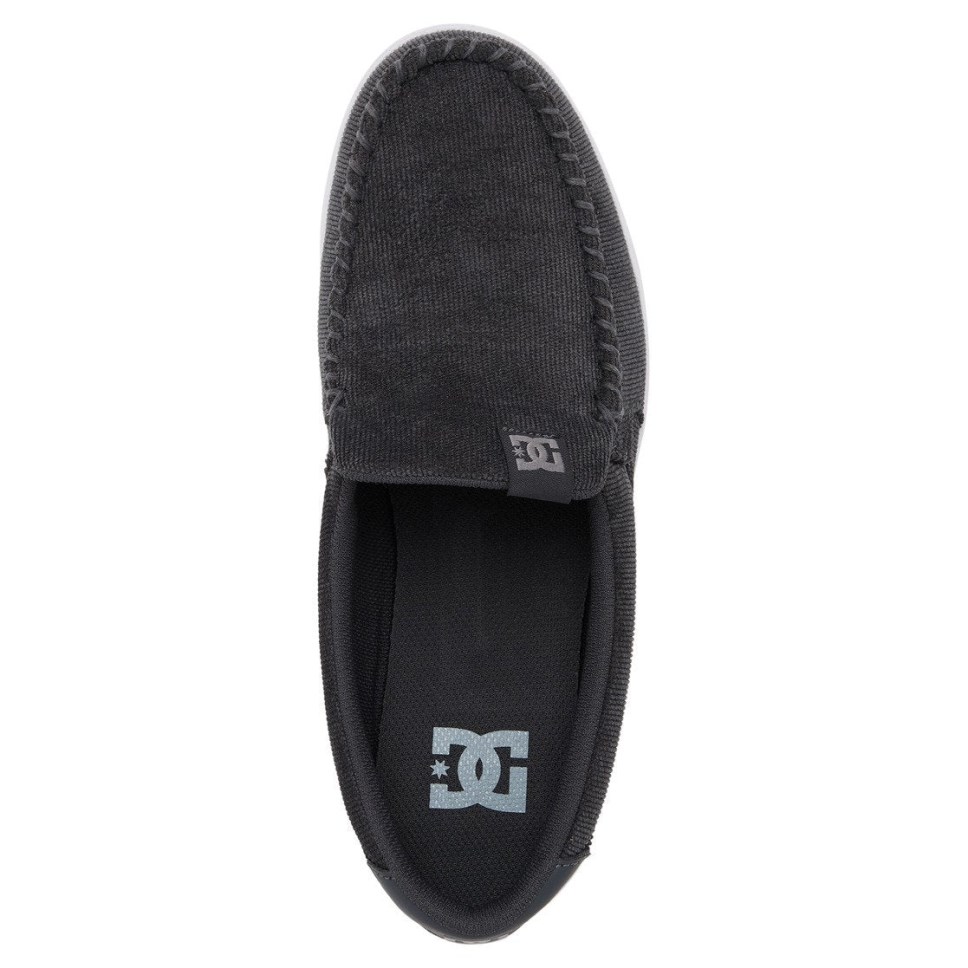 Basket Slip On DC Shoes France Villain Grise Homme | SRH-1618906