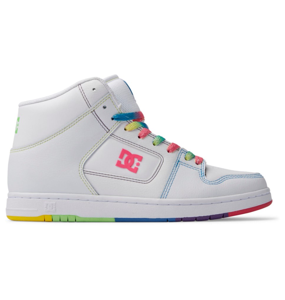 Basket Montante DC Shoes France Manteca 4 HI Blanche Multicolore Femme | DYO-3835426