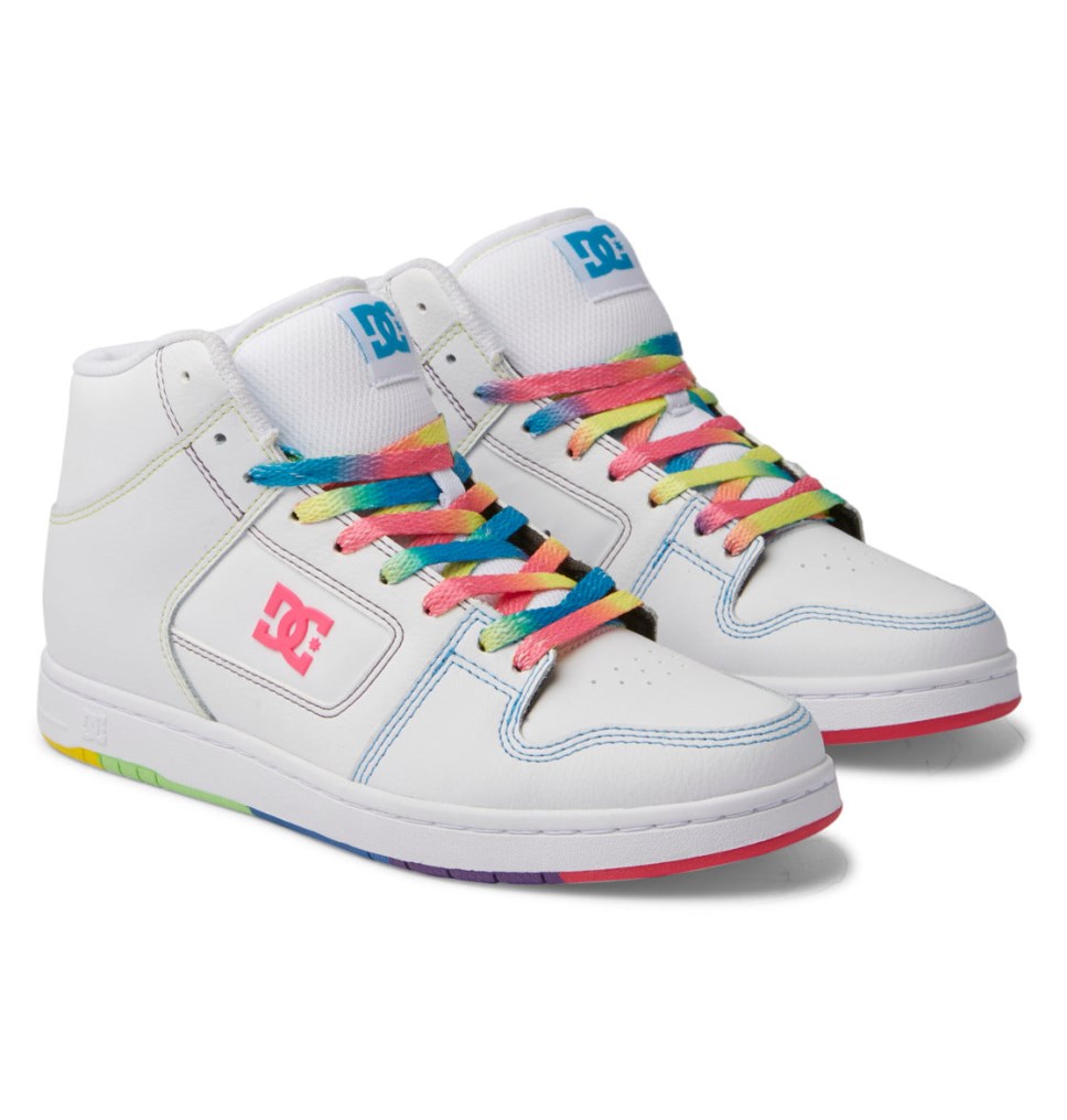 Basket Montante DC Shoes France Manteca 4 HI Blanche Multicolore Femme | DYO-3835426