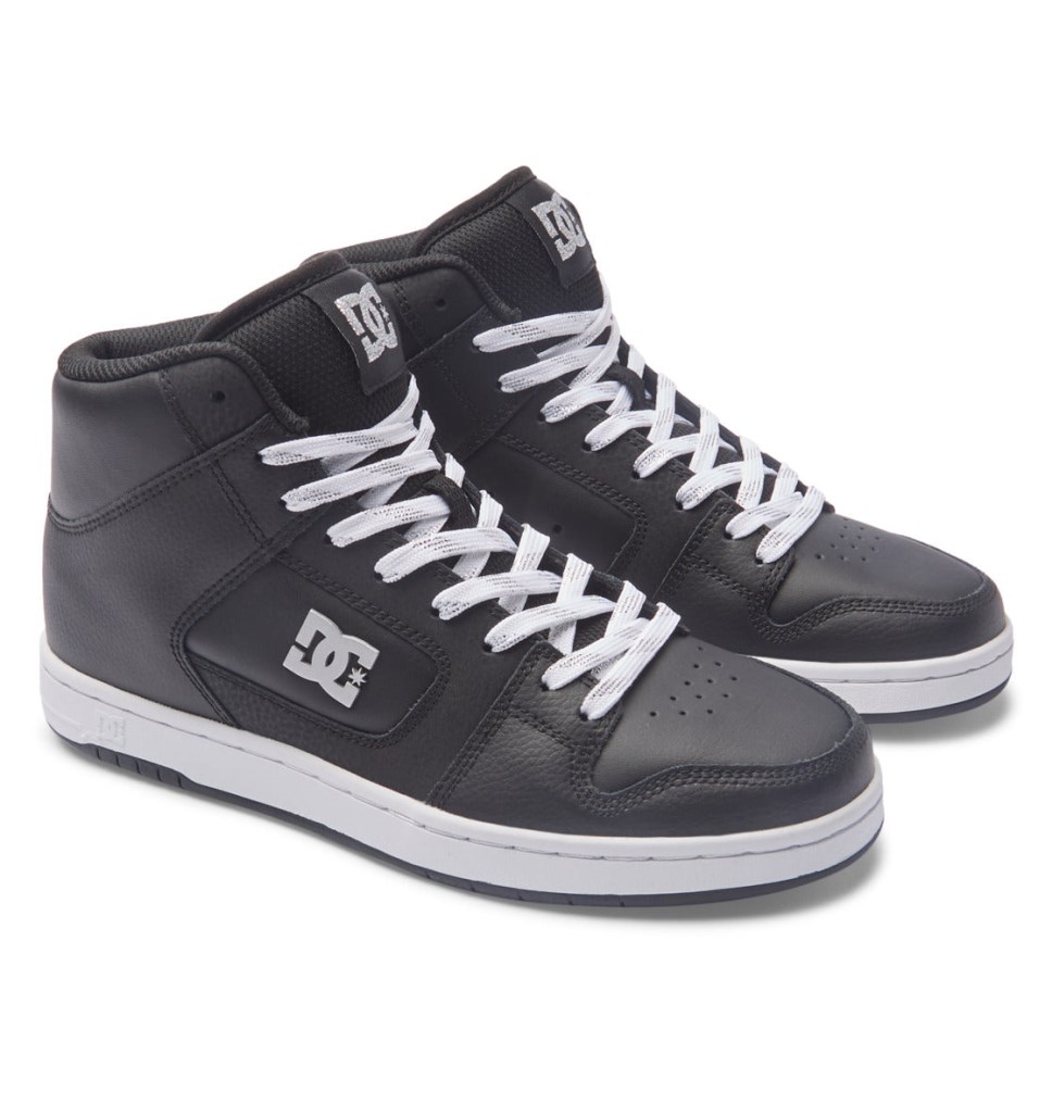 Basket Montante DC Shoes France Manteca 4 HI Noir Argent Femme | OYQ-4848668