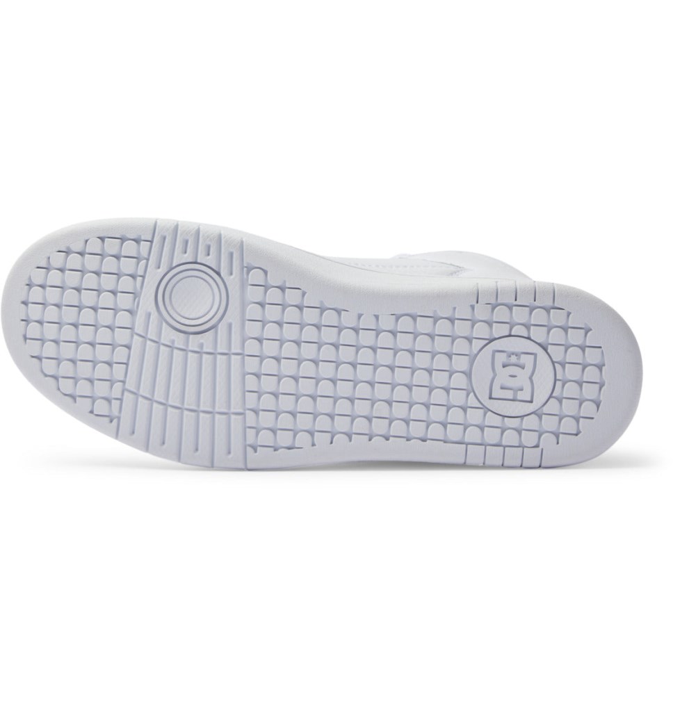 Basket Montante DC Shoes France Manteca 4 HI Blanche Argent Femme | IRC-6744552