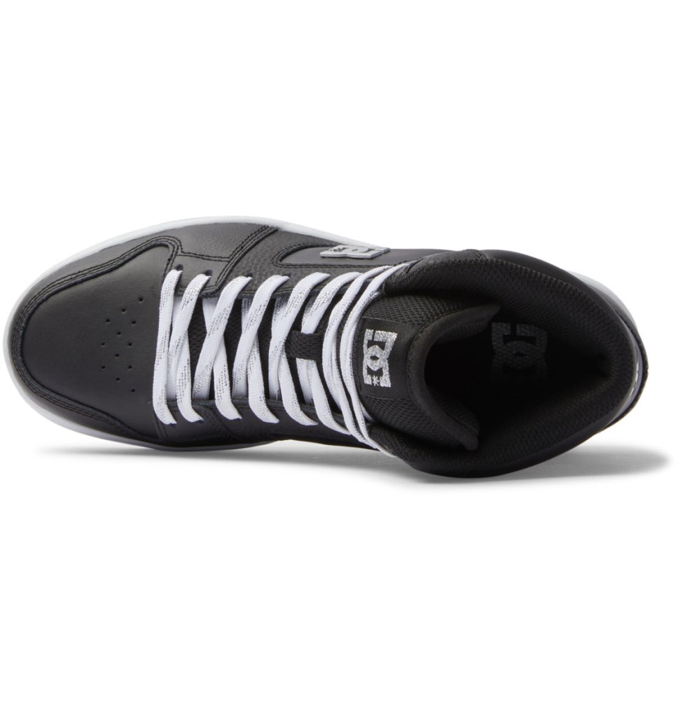 Basket Montante DC Shoes France Manteca 4 HI Noir Argent Femme | OYQ-4848668