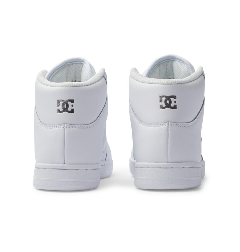 Basket Montante DC Shoes France Manteca 4 HI Blanche Argent Femme | IRC-6744552