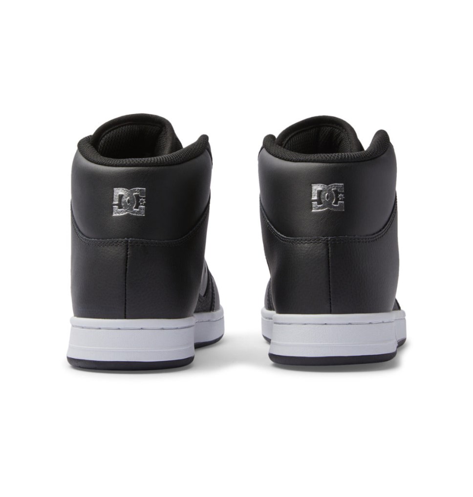 Basket Montante DC Shoes France Manteca 4 HI Noir Argent Femme | OYQ-4848668