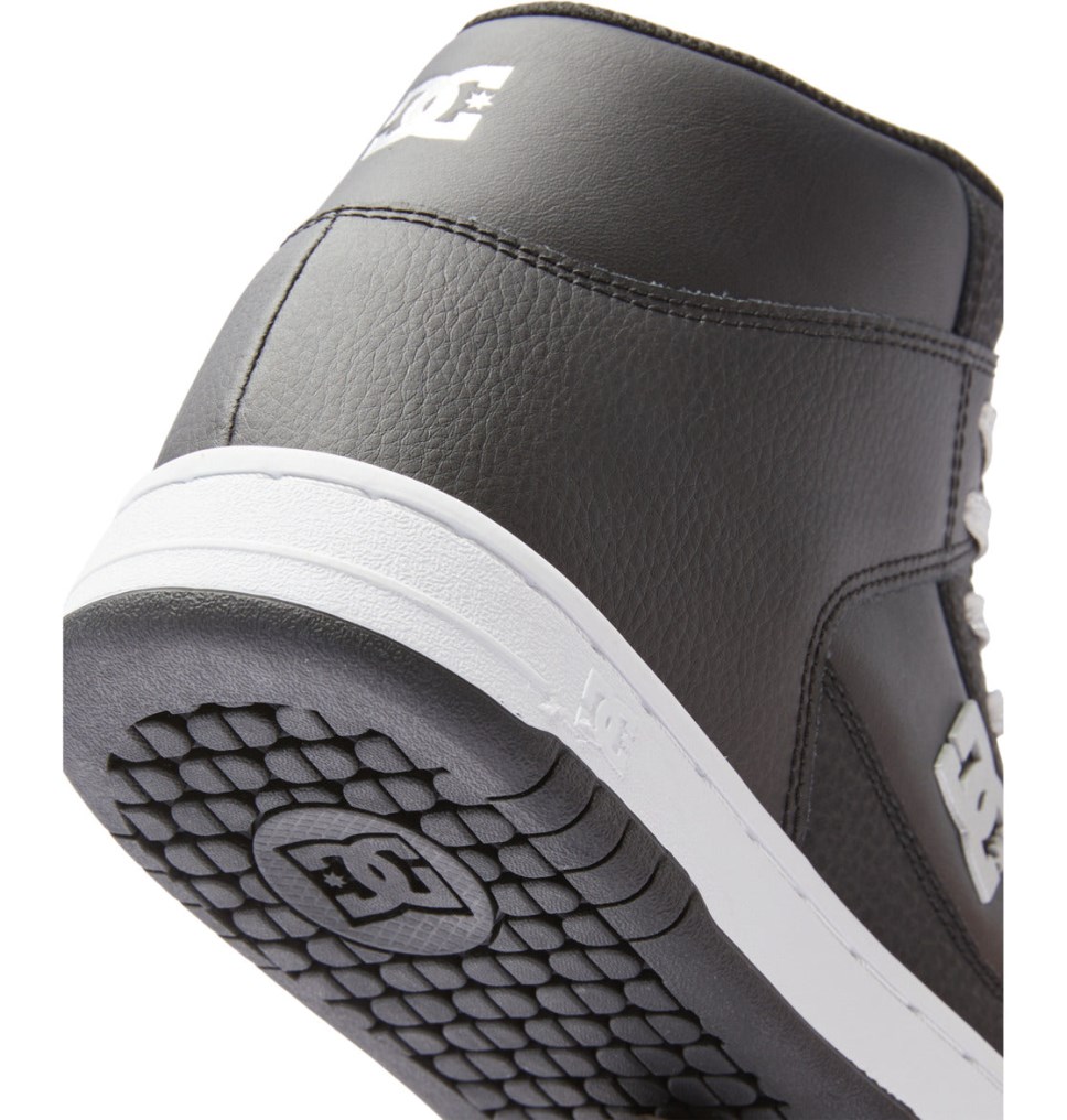 Basket Montante DC Shoes France Manteca 4 HI Noir Argent Femme | OYQ-4848668