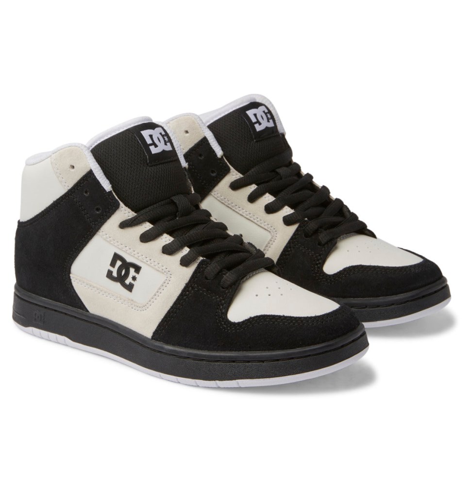 Basket Montante DC Shoes France Manteca 4 HI Blanche Noir Femme | ZDO-9582552