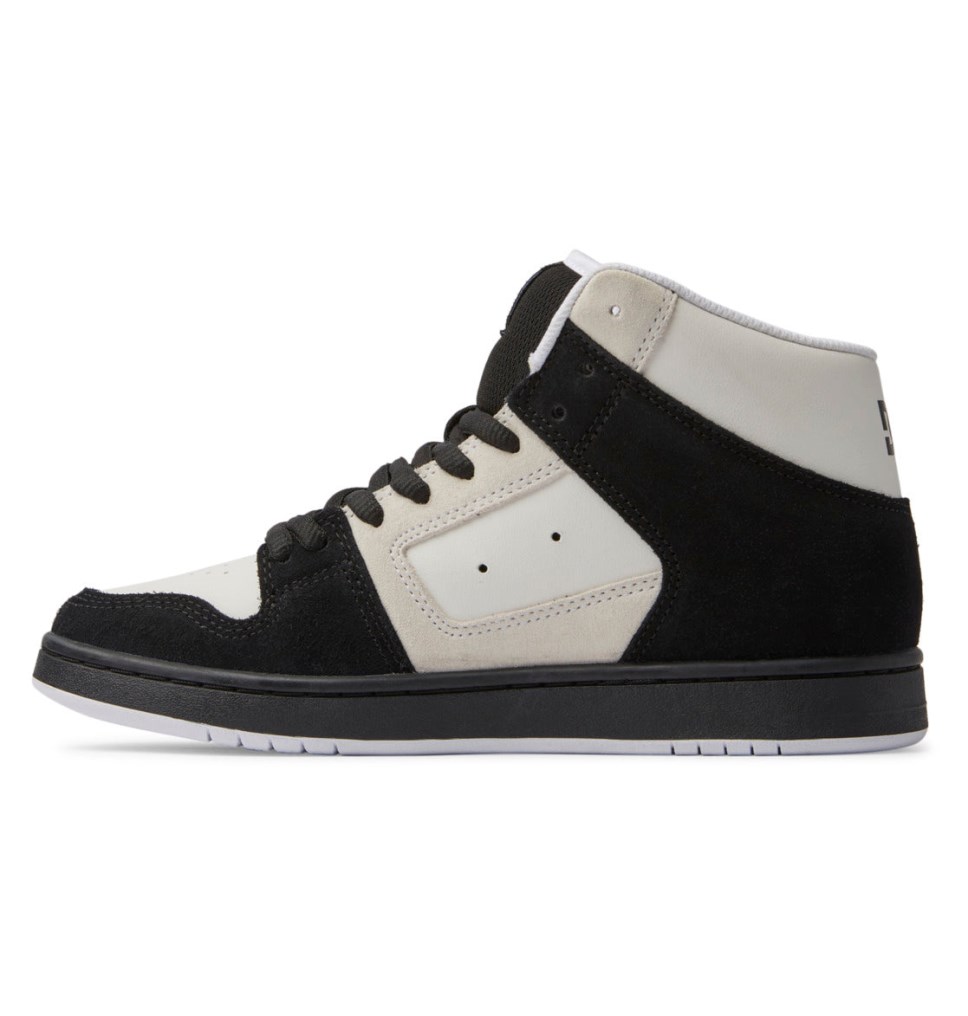 Basket Montante DC Shoes France Manteca 4 HI Blanche Noir Femme | ZDO-9582552