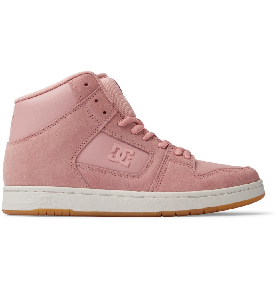 Basket Montante DC Shoes France Manteca 4 HI Rose Femme | KJN-1006816