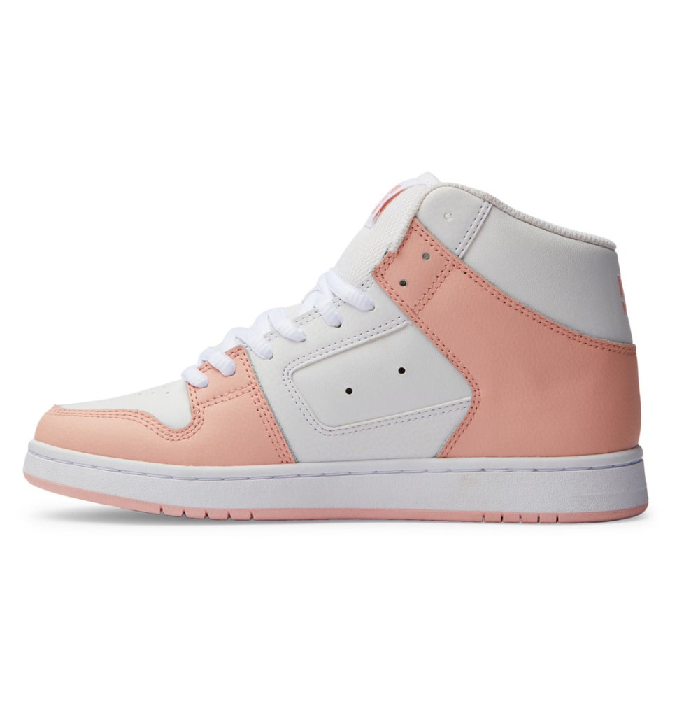 Basket Montante DC Shoes France Manteca 4 HI Blanche Rose Femme | DEV-0248910